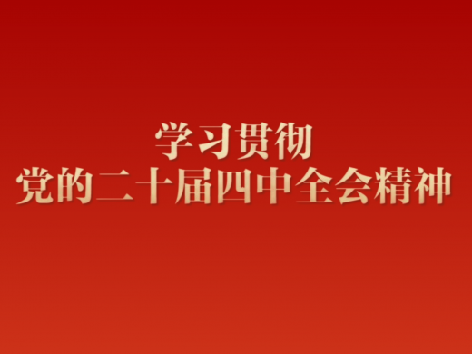 專題 | 學習貫徹黨的二十屆四中全會精神